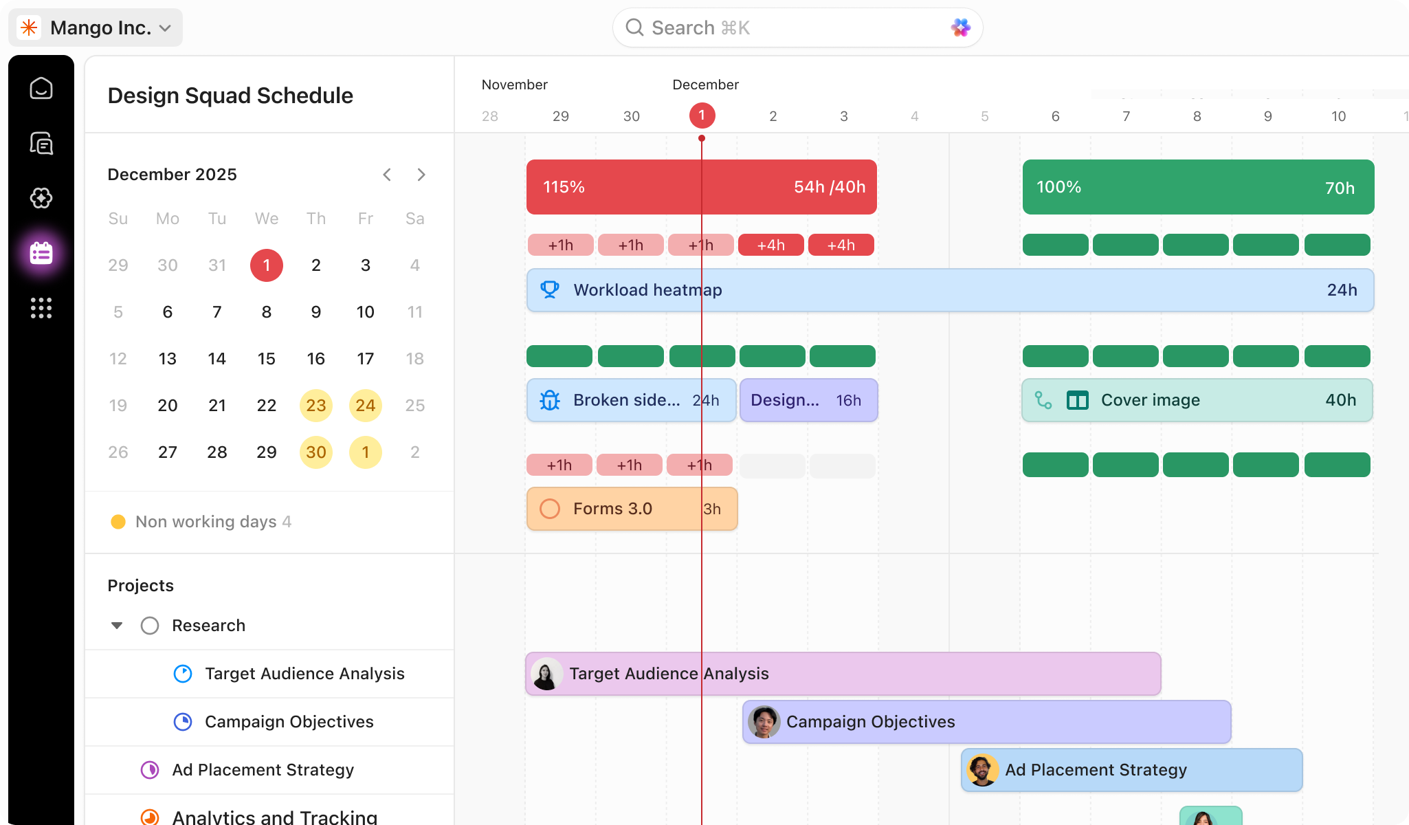Scheduling